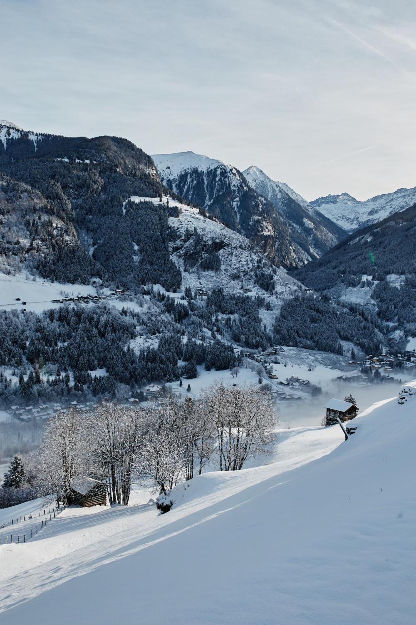 Ferienwohnung Haus Talblick Bad Gastein Exterior foto