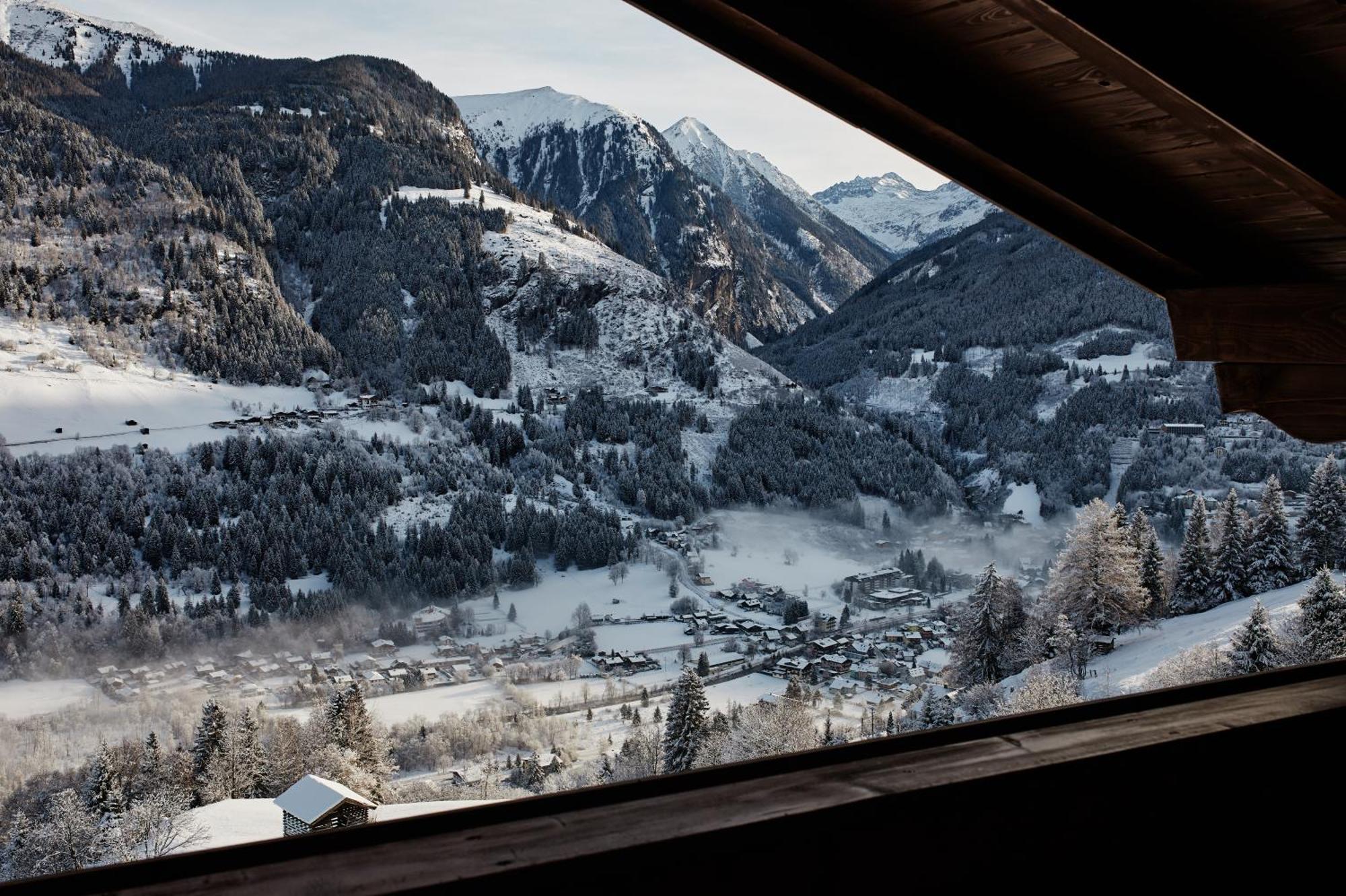 Ferienwohnung Haus Talblick Bad Gastein Exterior foto