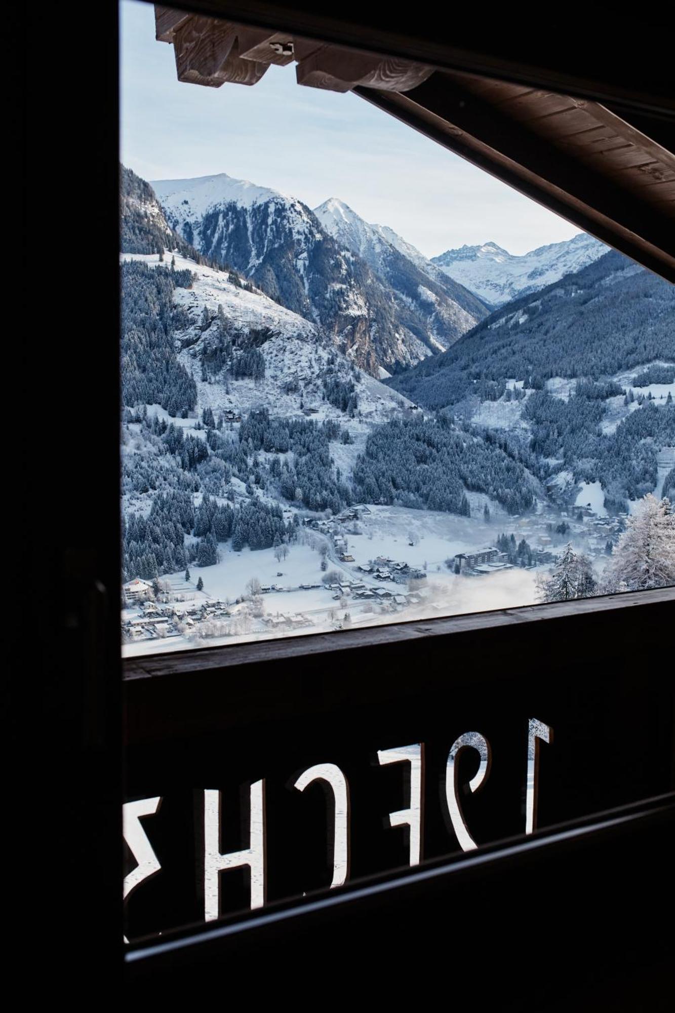 Ferienwohnung Haus Talblick Bad Gastein Exterior foto